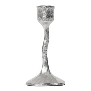 Broste Copenhagen Amy lysestake 7,5x15 cm sølv