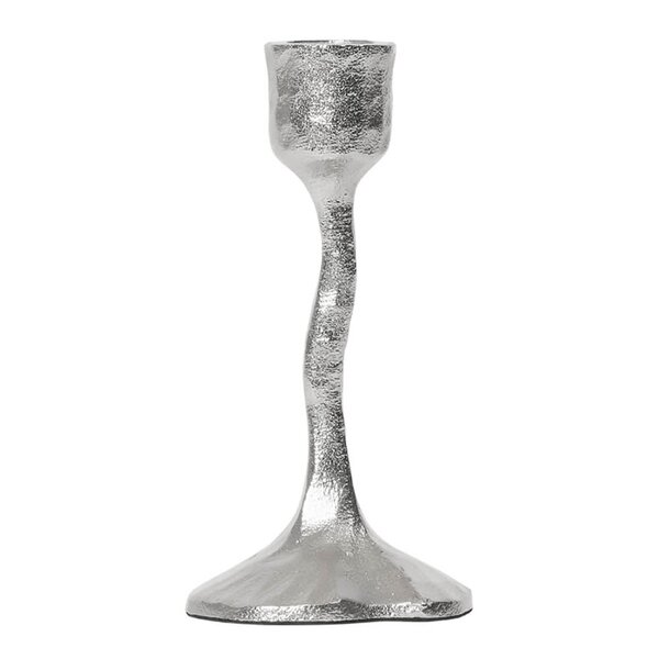 Broste Copenhagen Amy lysestake 7,5x15 cm sølv