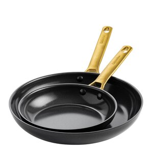 GreenPan Padova Reserve keramisk stekepannesett 2 stk 20/26 cm Black