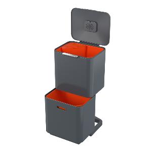 Joseph Joseph Totem søppelspann 2x30L mørk grå