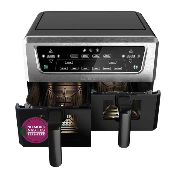 Cuisinart AirTwin airfryer AFD10XSSE 10,4L 2400W rustfritt stål