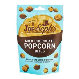Joe and Seph Melkesjokolade popcornbiter 63g