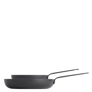 Morsø Gusto stekepannesett 2 deler 20+28 cm svart aluminium