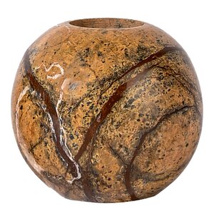 Sagaform Sten lysestake 6 cm brun