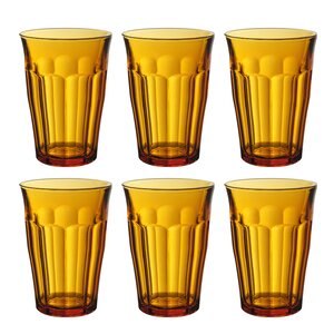 Duralex Picardie vannglass 36 cl 6 stk amber