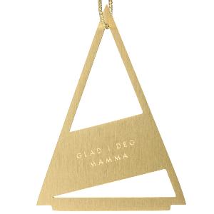 Pictureit Juletrepynt Mamma 0,73x5,3 cm 14K gull