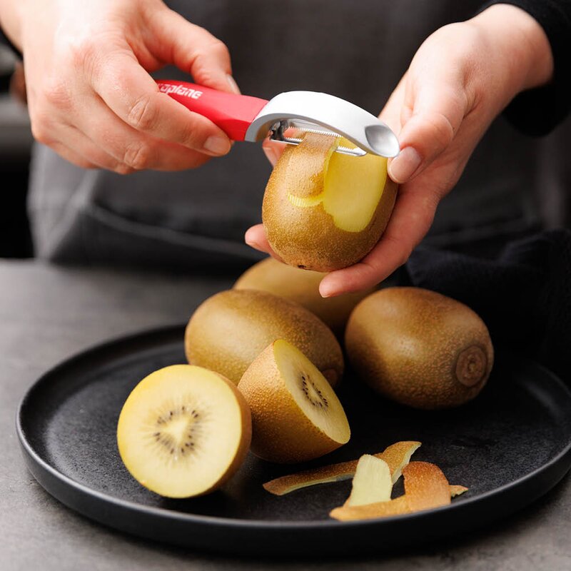 Microplane Professional rett skreller med sagblad rød