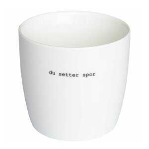 Sögne Home Krus Du setter spor 30 cl hvit