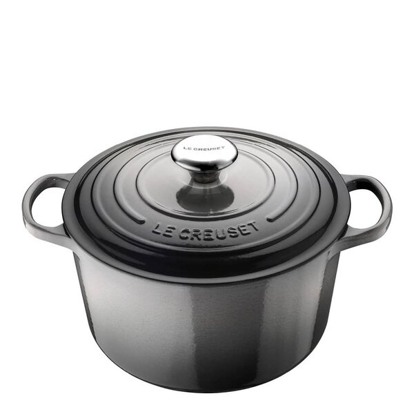 Le Creuset - Signature støpejernsgryte rund 26 cm 6,3L flint