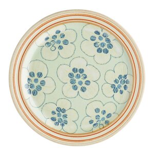 Denby Heritage Orchard tallerken 22,5 cm blomster grønn