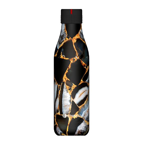 Les Artistes – Bottle Up Design termoflaske 0,5L sort/gull