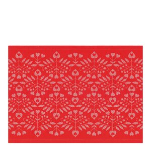 Ekelund Julhjärtan spisebrikke 35x48 cm rød