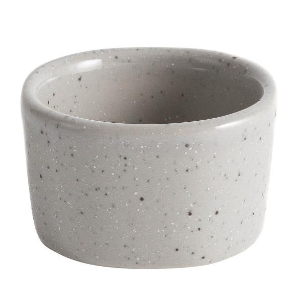 Modern House Granite White skål 6x3,5 cm lys grå