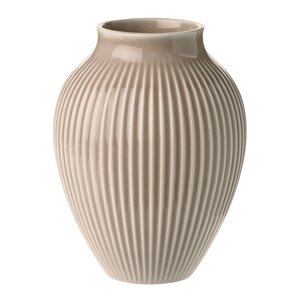 Knabstrup Keramik Ripple vase 12,5 cm matt dusty rose