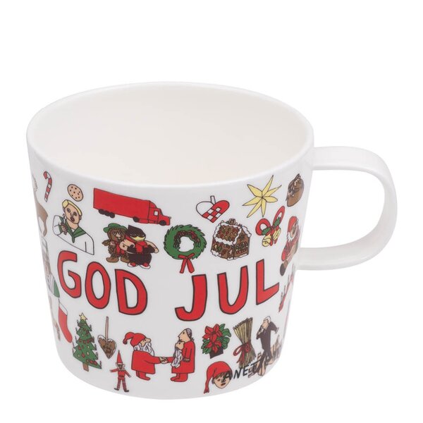 Modern House - Anette Moi krus 27 cl God jul hvit
