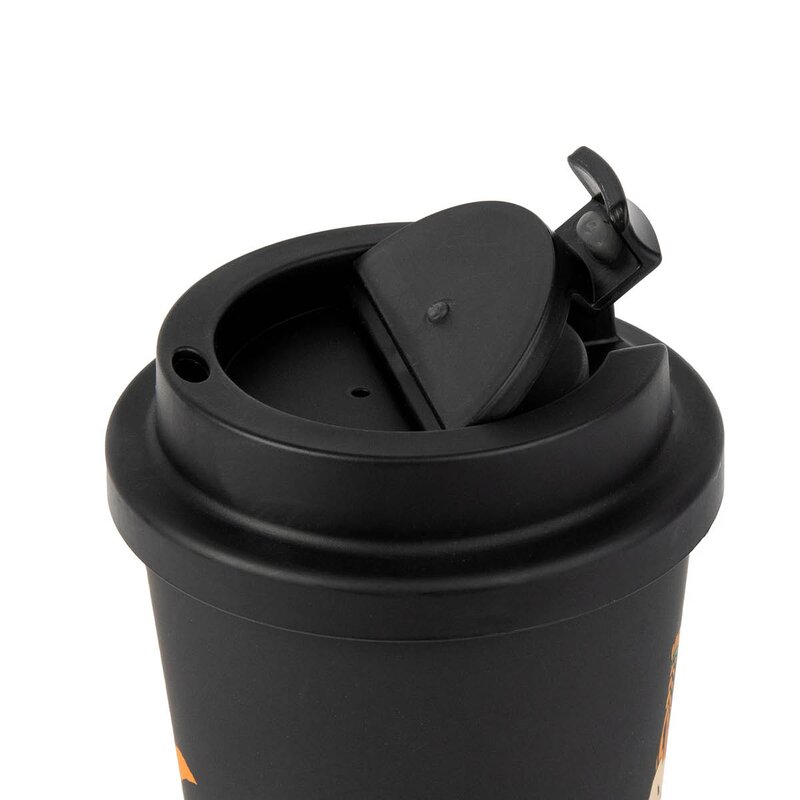 Nordicbuddies Pippi take away kopp 45 cl tiger svart