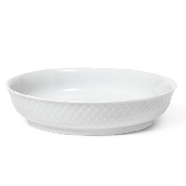 Lyngby Porcelæn Rhombe desserttallerken 16 cm hvit