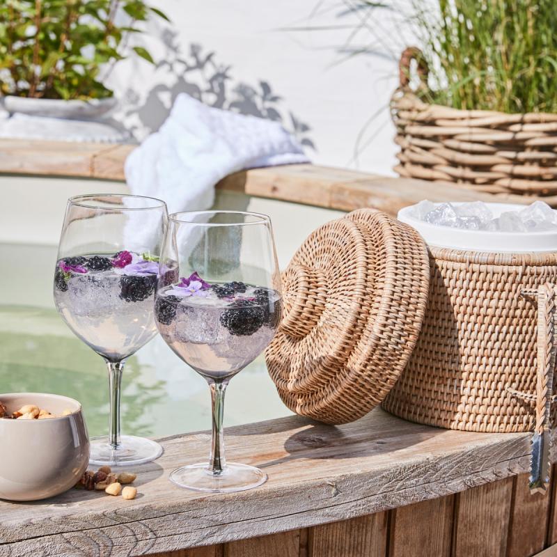 Lene Bjerre Norah isbøtte 26 cm rattan 