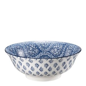 Stiernholm Sakura skål 21 cm 1,2L blå/hvit