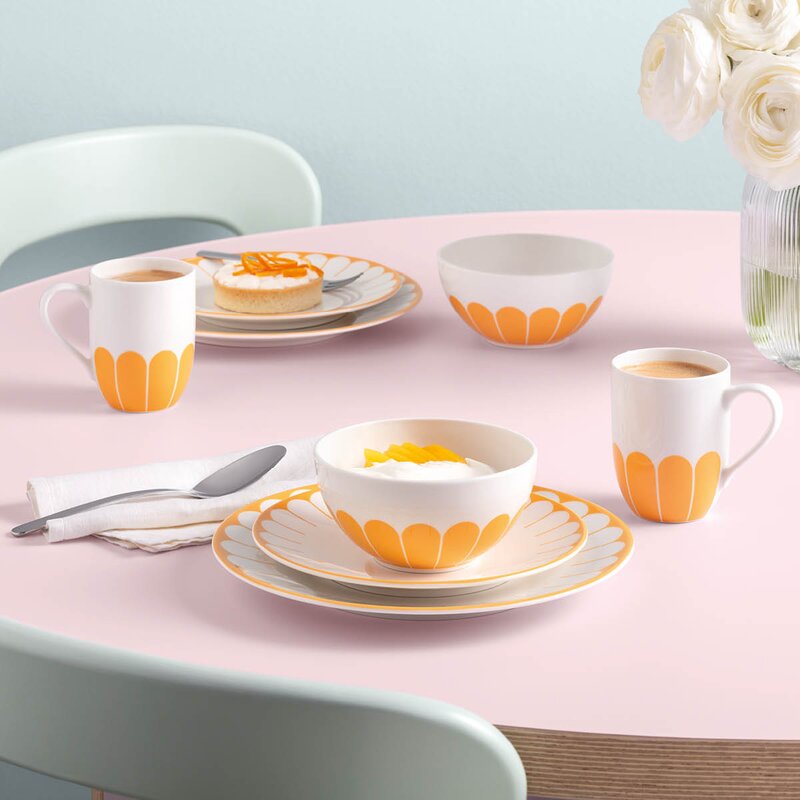 Villeroy & Boch Fleur soleil frokosttallerken/desserttallerken 21 cm gul
