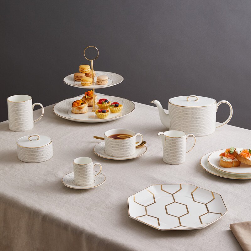 Wedgwood Gio Gold espressokopp & asjett 7,3 cl
