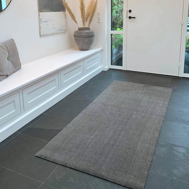 Tica Copenhagen Unicolor gulvmatte 200x90 cm steelgrey