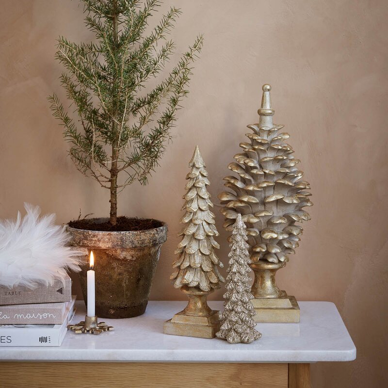 Lene Bjerre Gracie dekorasjonstre 30,5 cm lys gull