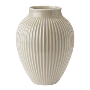 Knabstrup Keramik Ripple vase 35 cm sand