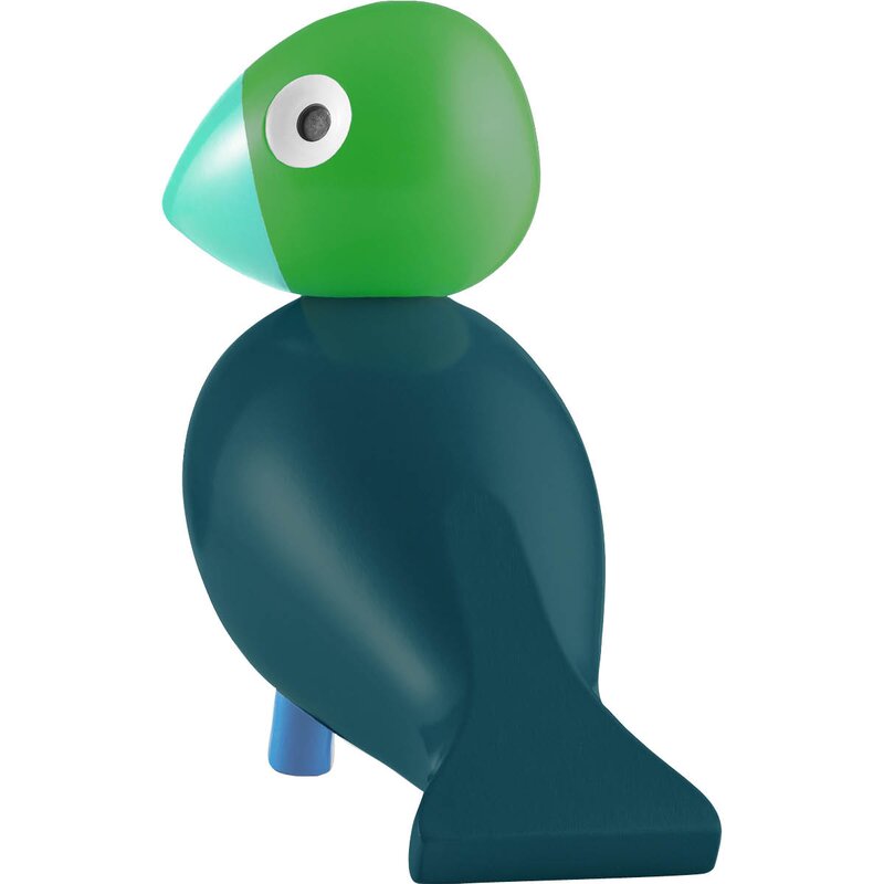 Kay Bojesen Denmark Year Bird 2026 Birk 12,5 cm mørk grønn