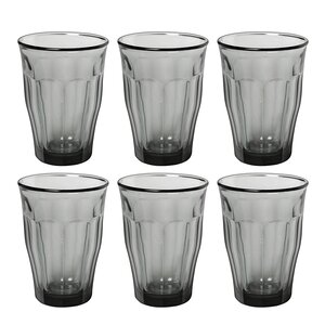 Duralex Picardie vannglass 36 cl 6 stk grå