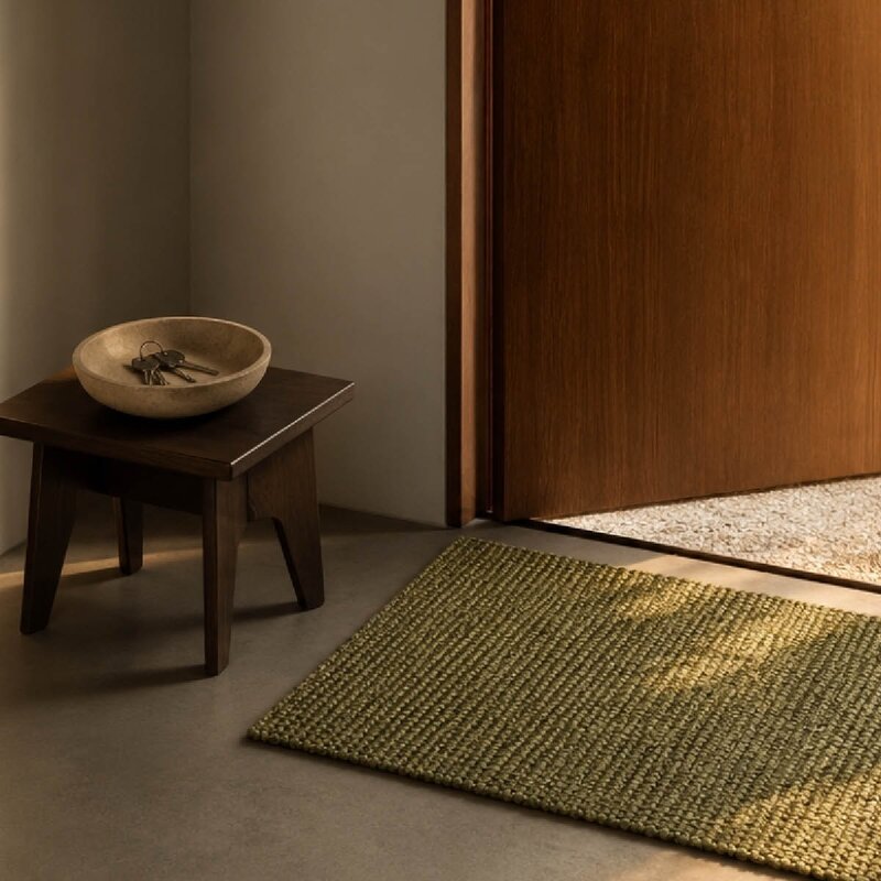 Deco Nord Kerala dørmatte 60x90 cm Olive night