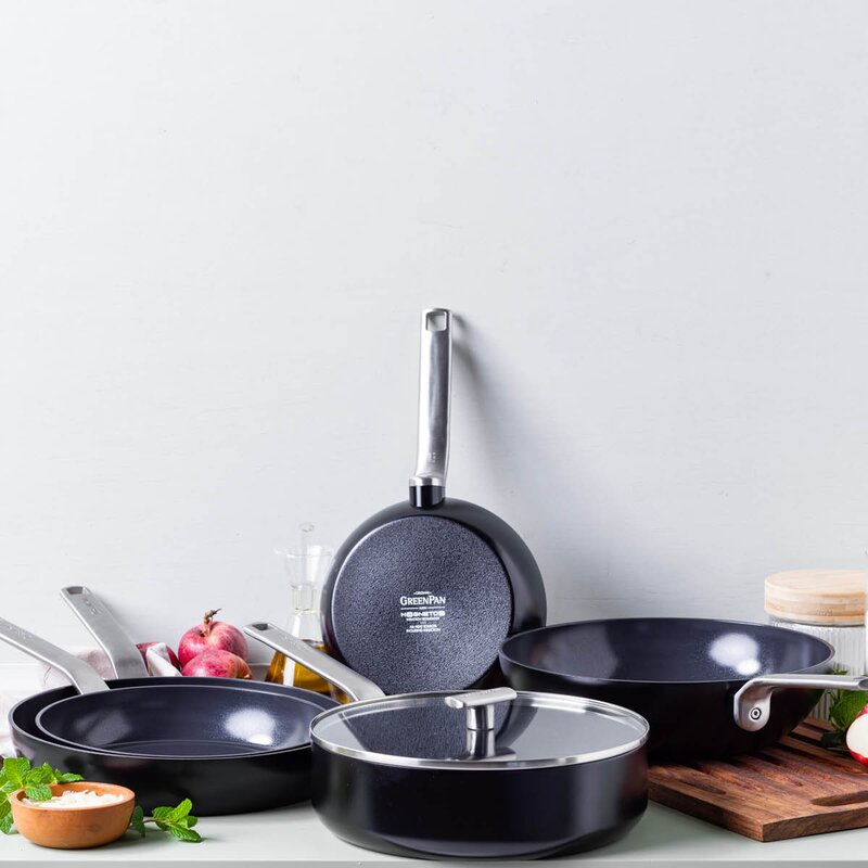 GreenPan Evolution keramisk stekepanne 28 cm svart