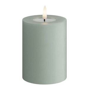 DeluxeHomeart LED kubbelys 7,5 x 10 cm salvie grønn