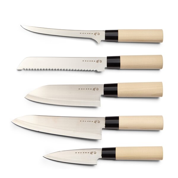 Satake – Houcho knivsett 5 kniver balsabox