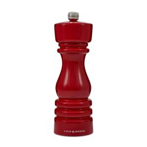 Cole & Mason London saltkvern 18 cm rød