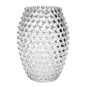 Klimchi Hobnail egg vase 18 cm crystal