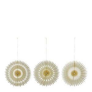 House Doctor Stelle julepynt 3 stk 30 cm off-white