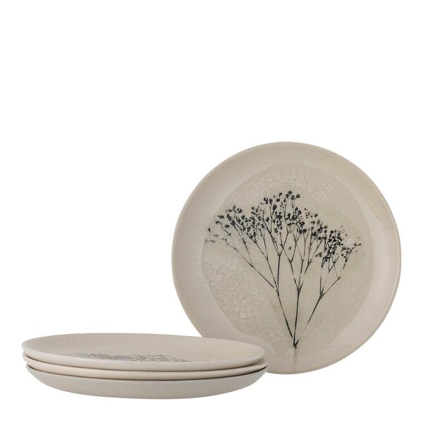 Bloomingville - Bea tallerken 21 cm 4 stk planter