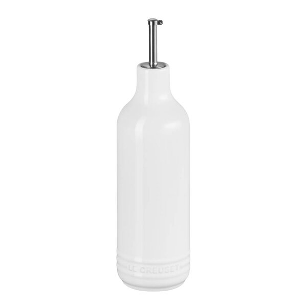 Le Creuset Signature oljeflaske 0,6L hvit