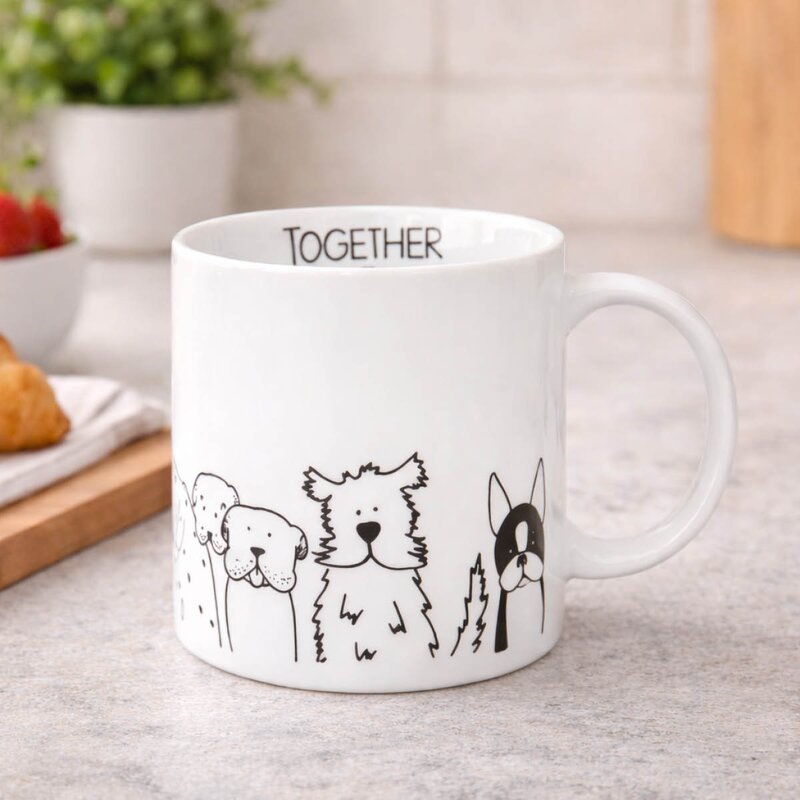 Könitz Funny Animals krus 33 cl Funny Dogs