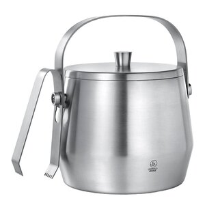 Leopold Vienna Isspann m/ lokk og tang rustfritt stål 1L 15x18 cm