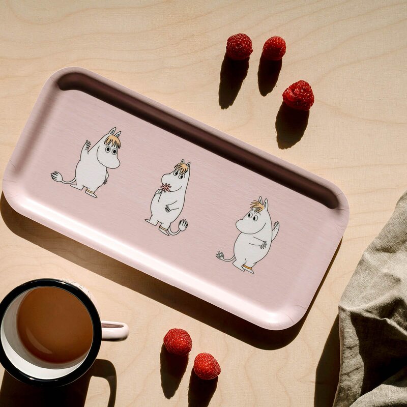 Muurla Mummi brett 13x27 cm Snorkfrøken rosa