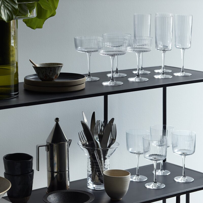 LSA International Gio Line cocktail/champagneglas 23 cl 4 stk