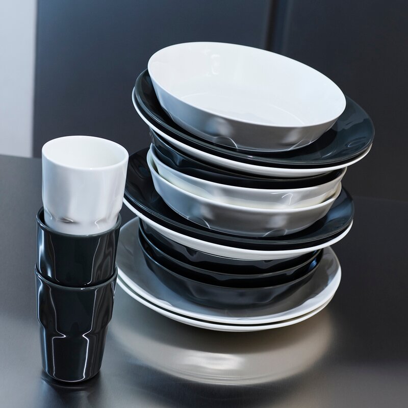 iittala Solare tallerken 18 cm stålgrå