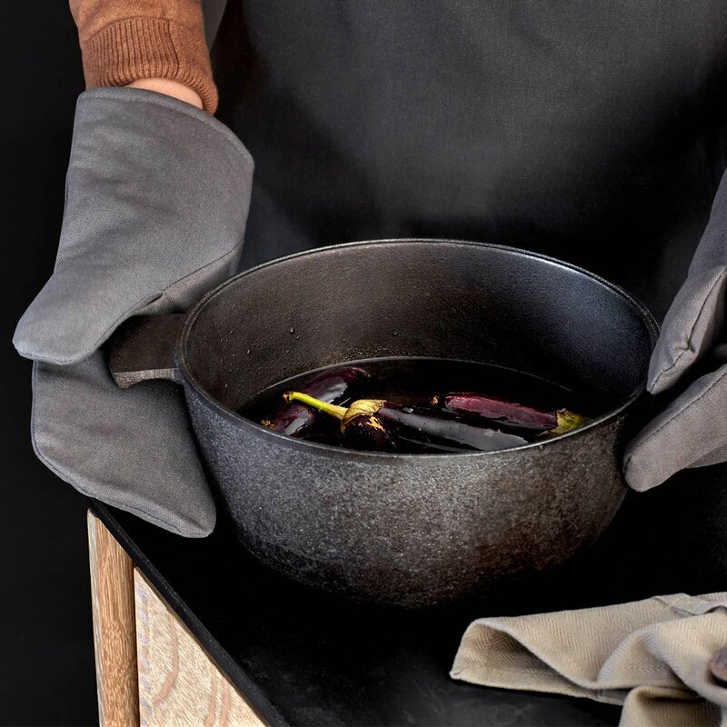 The Organic Company Ovnvotter 15x31 cm 2 stk dark green