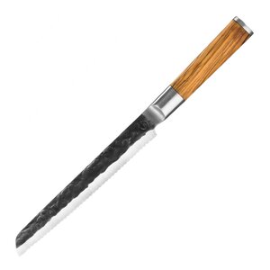 Forged Brødkniv 35 cm olive