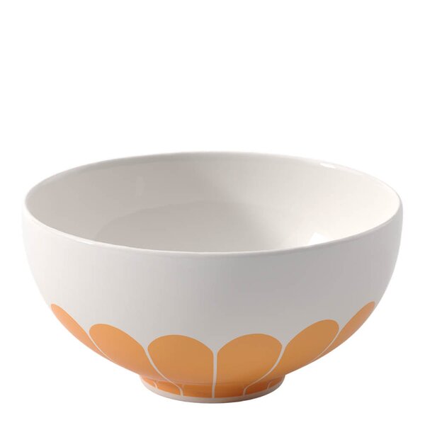 Villeroy & Boch Fleur colour skål 32 cl gul/hvit
