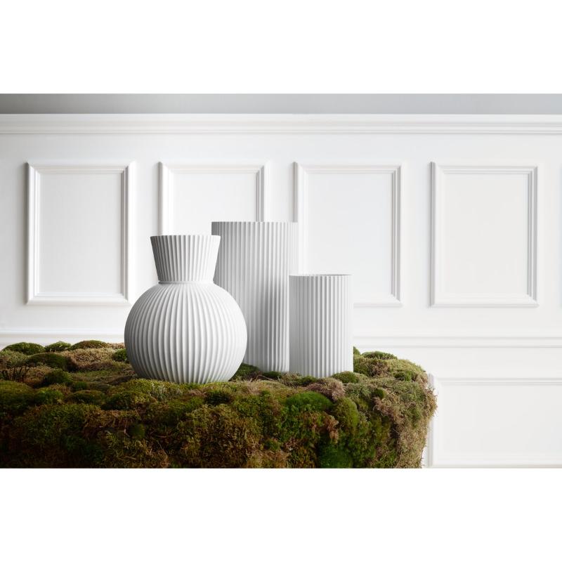 Lyngby Porcelæn Vase h31 cm hvit