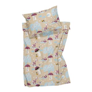 MoominArabia Mummi sengesett 85x125 cm Under paraplyen multi