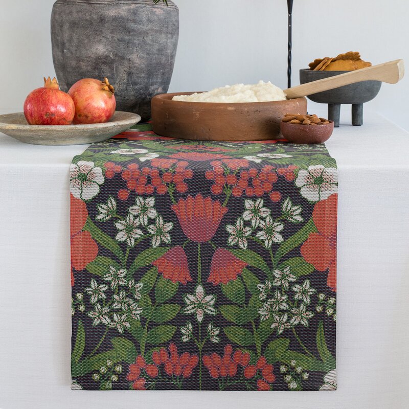 Ekelund Julblommor løper 35x120 cm
